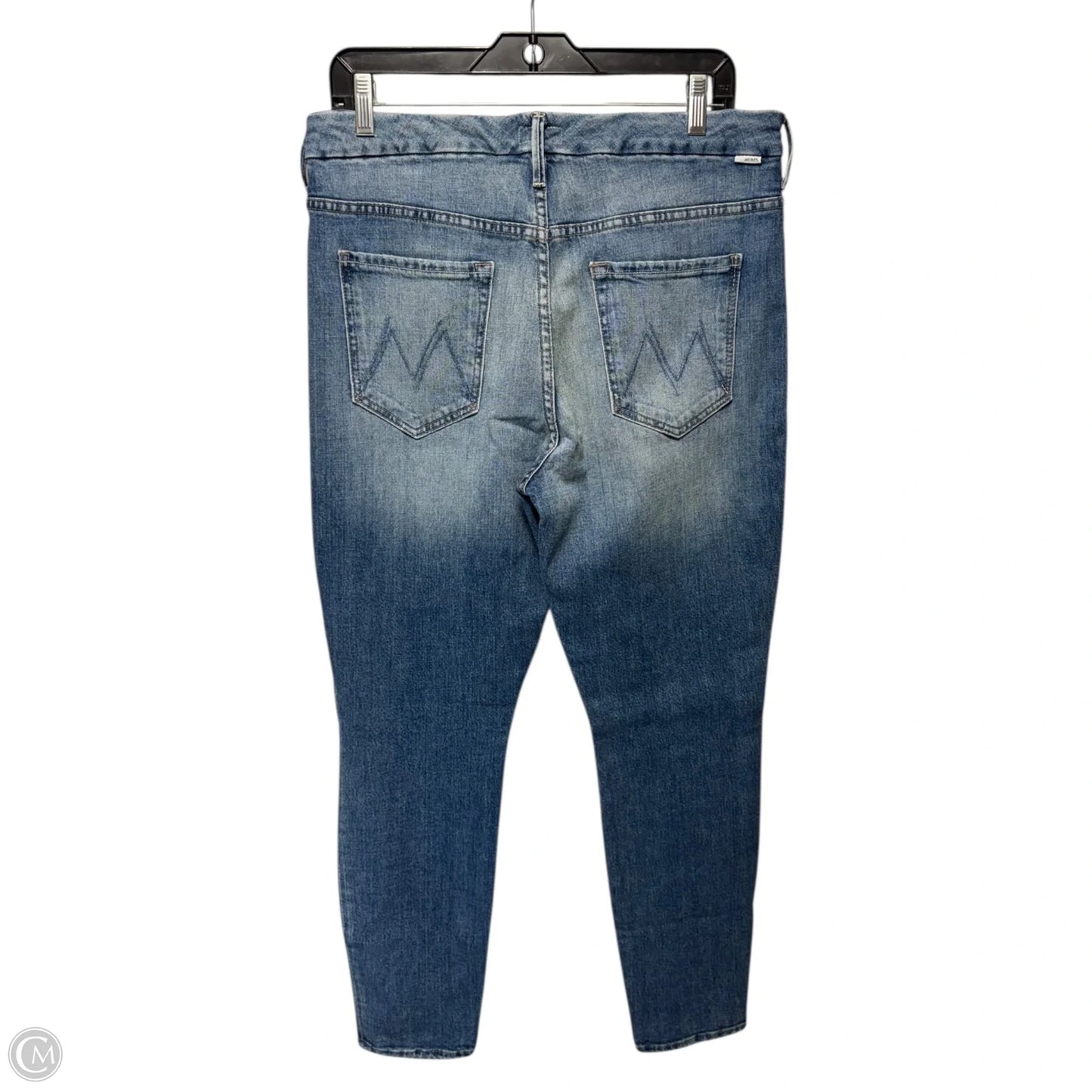 The Looker Jeans Skinny By Mother In Blue Denim, Size: 14