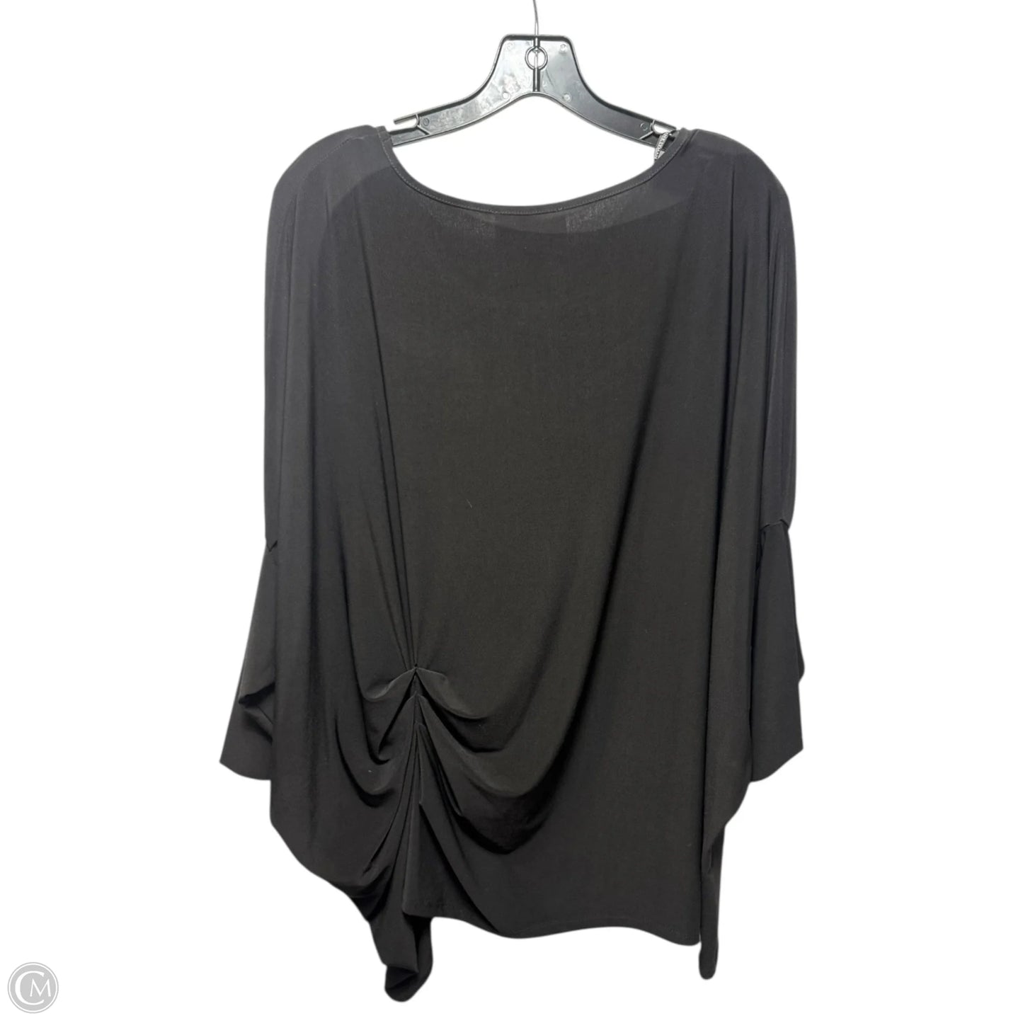Tunic 3/4 Sleeve By Frank Lyman In Black, Size: 10