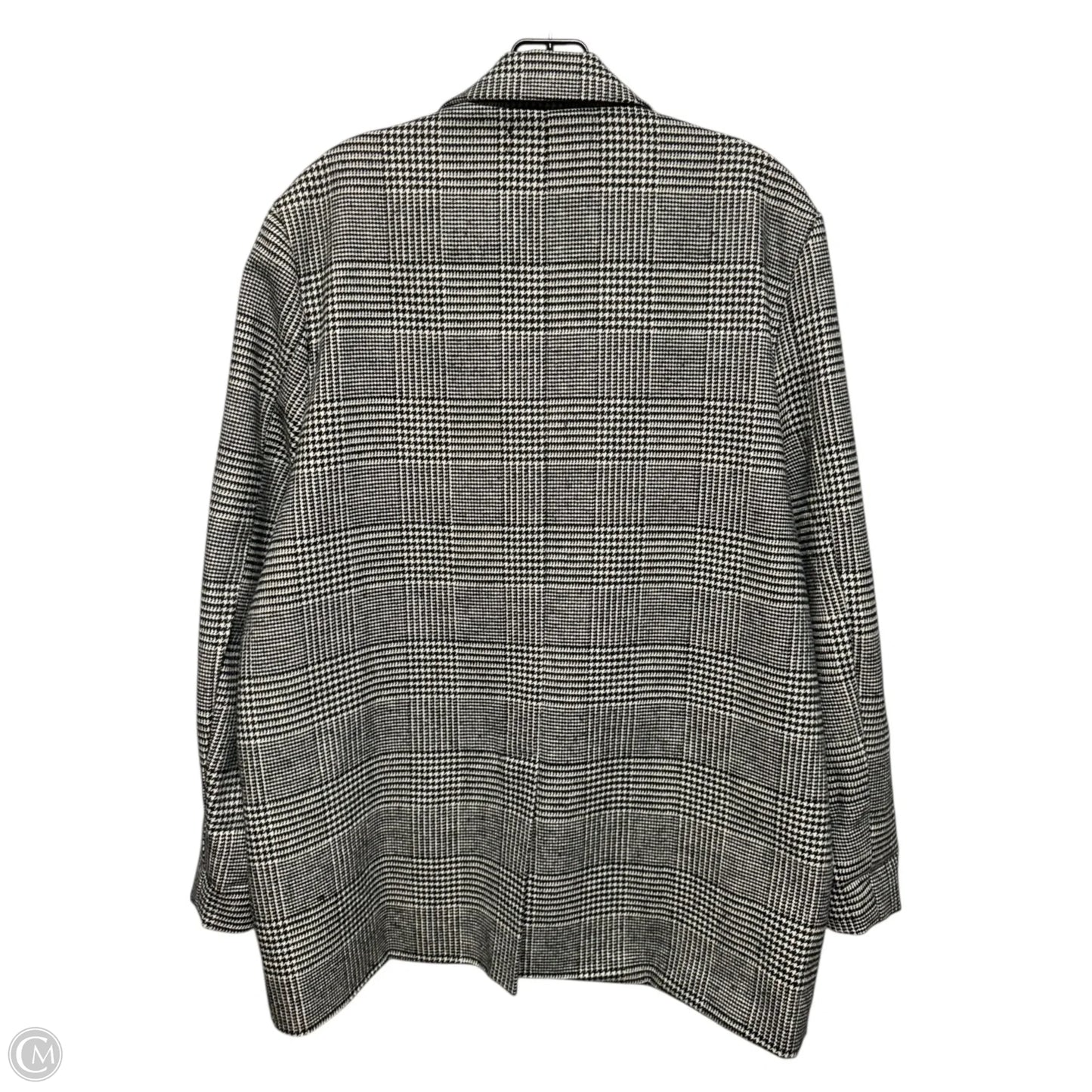 Blazer By Fabrik In Checkered Pattern, Size: L