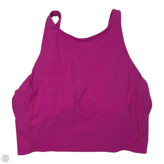 Athletic Bra By Lululemon In Pink, Size: 12