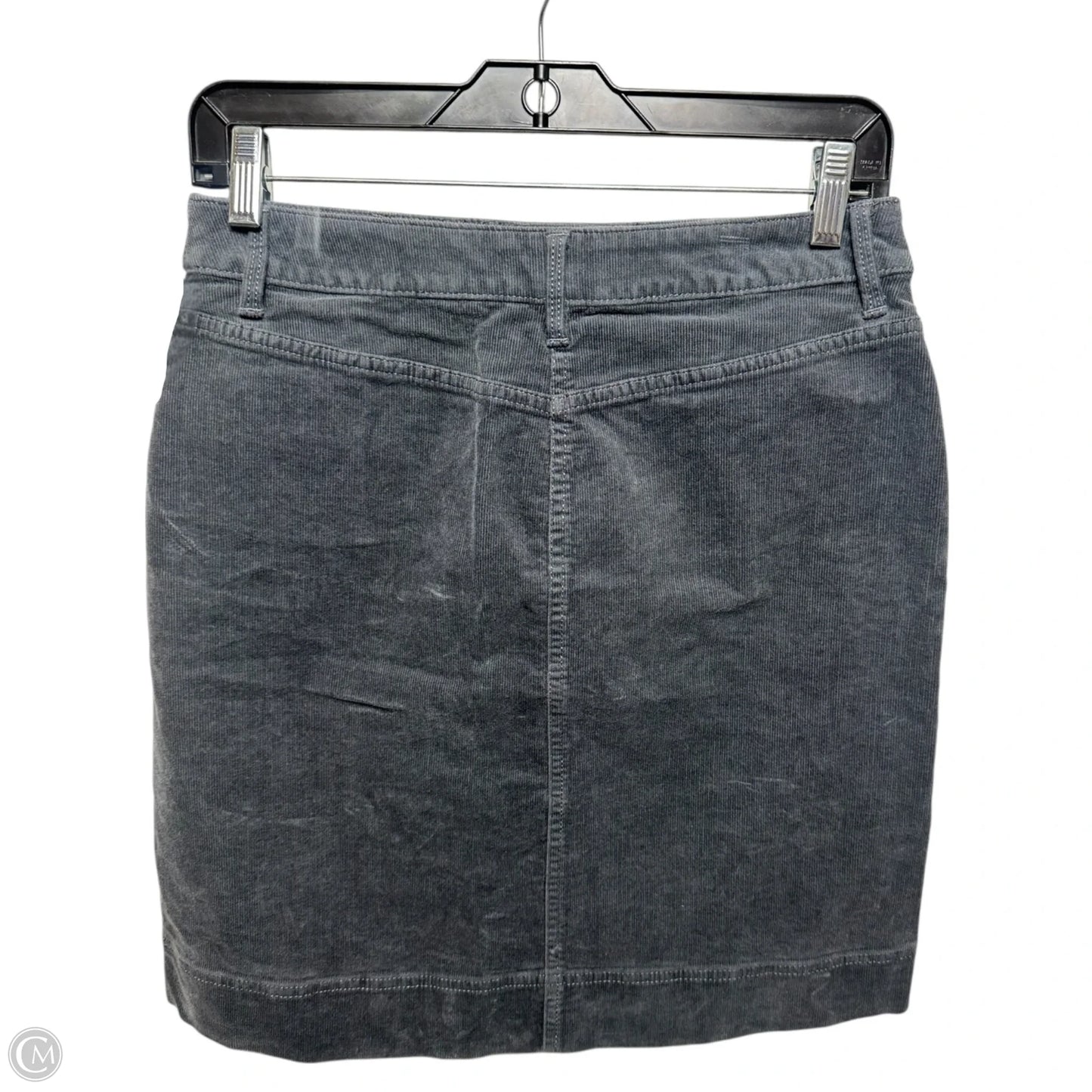 Corduroy Skirt Mini & Short By Talbots In Grey, Size: 4p