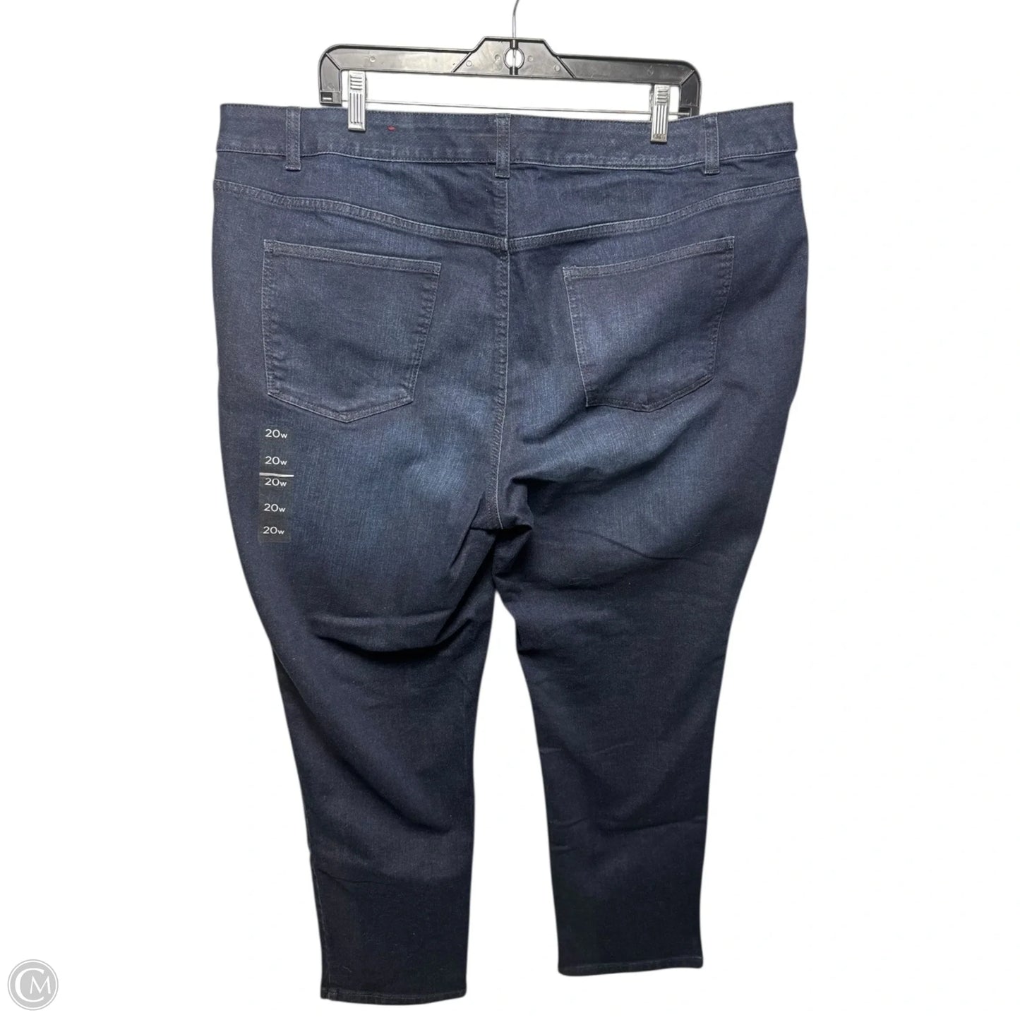 Jeans Straight By Talbots In Blue Denim, Size: 20