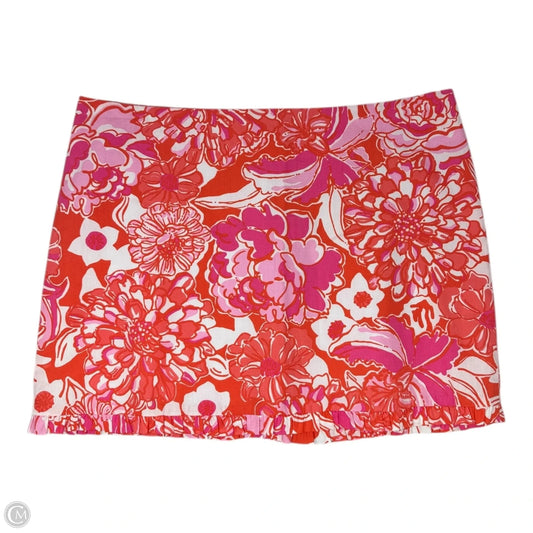 Callie Skirt Designer By Lilly Pulitzer In Tango & Hopper, Size: 6