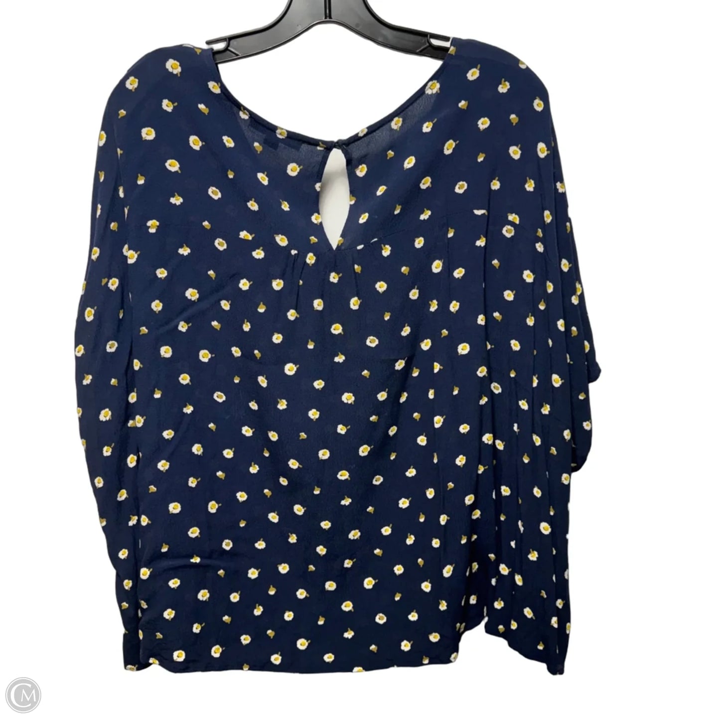 Top Short Sleeve By Madewell In Floral Print, Size: 3x