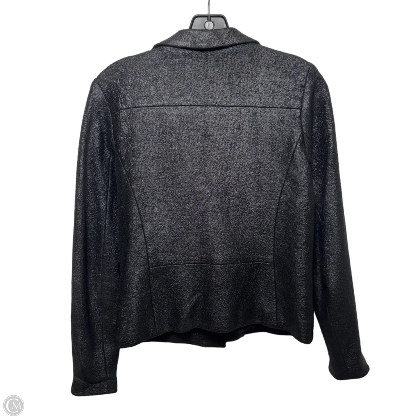 Textured Jacket Moto By Drew In Black, Size: Xs