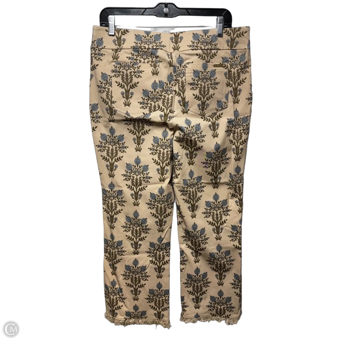 Maren Fringe Pants By Spartina In Floral Print, Size: Xxl