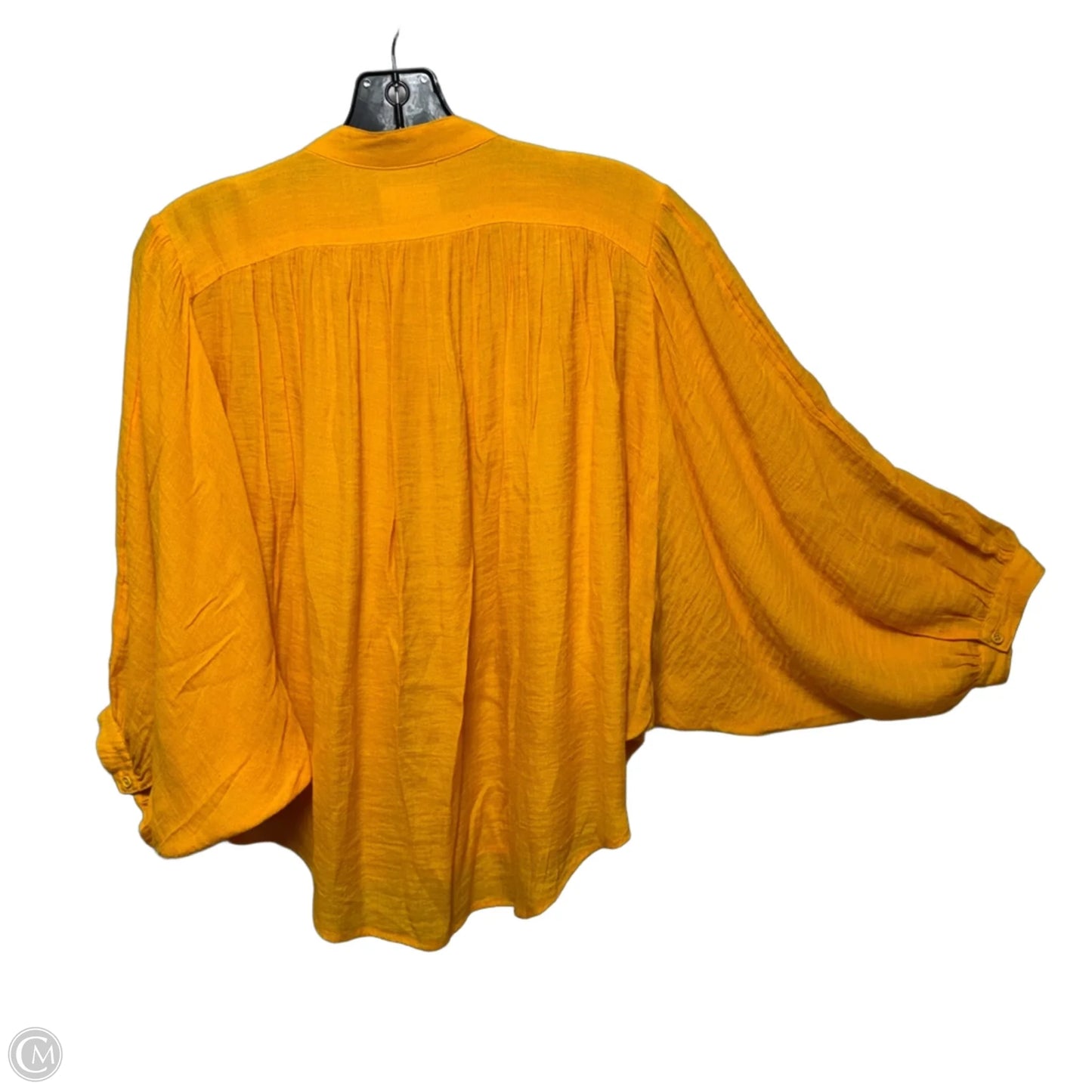 Top 3/4 Sleeve By Maeve In Gold, Size: S