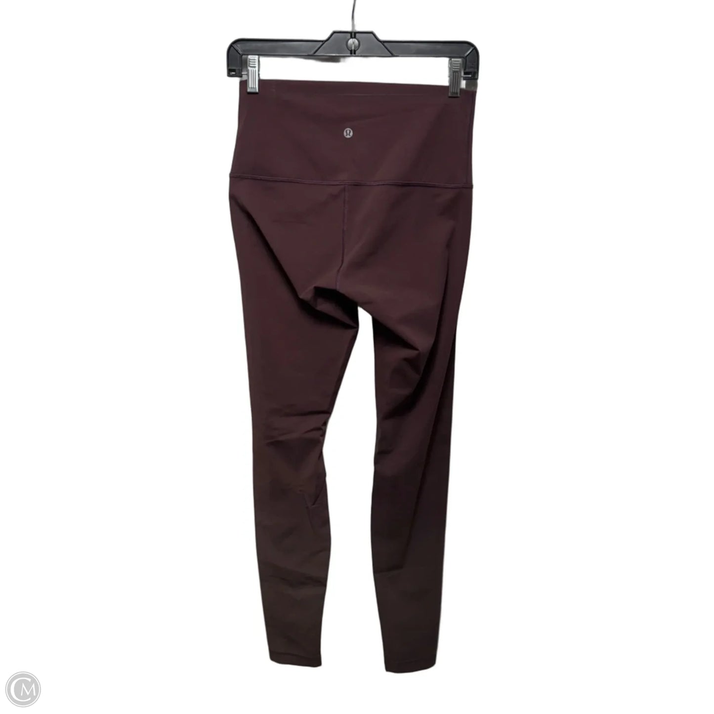 Athletic Leggings By Lululemon In Ombre Maroon, Size: 8