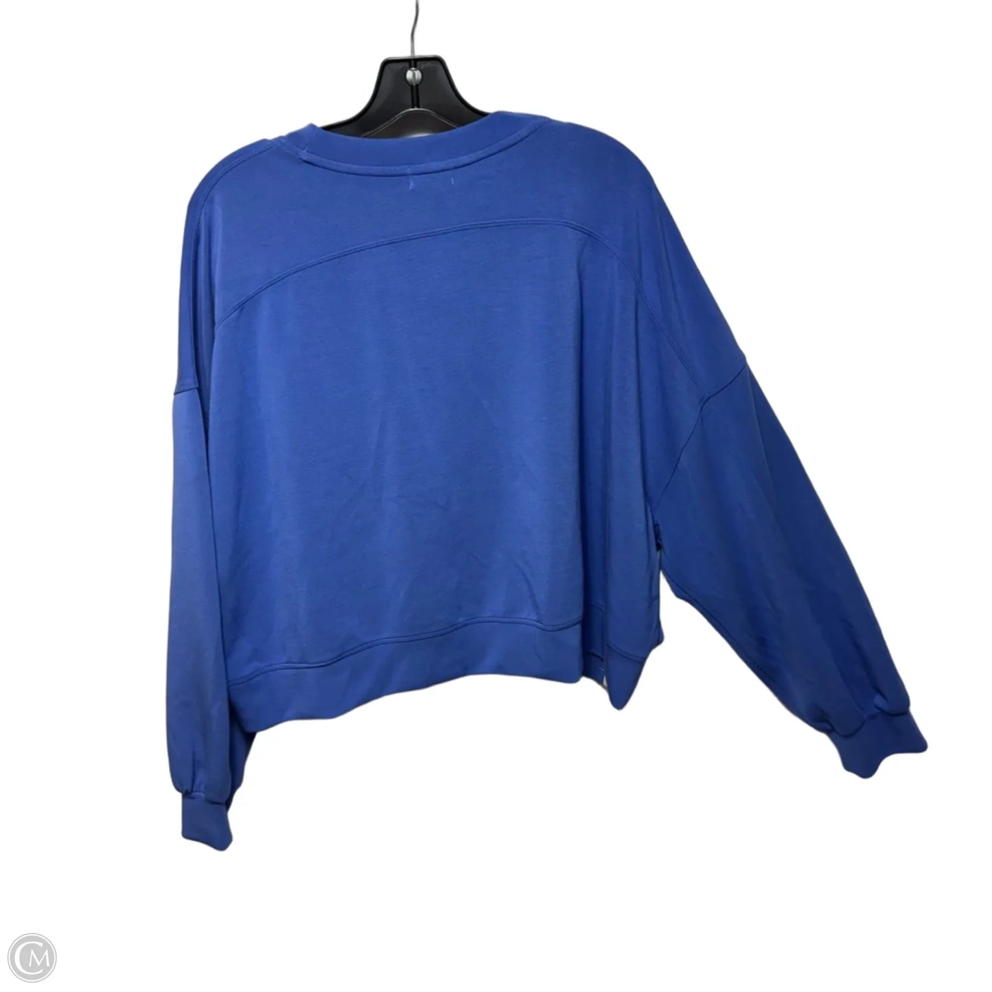 Top Long Sleeve By Simply Southern In Blue, Size: Xxl