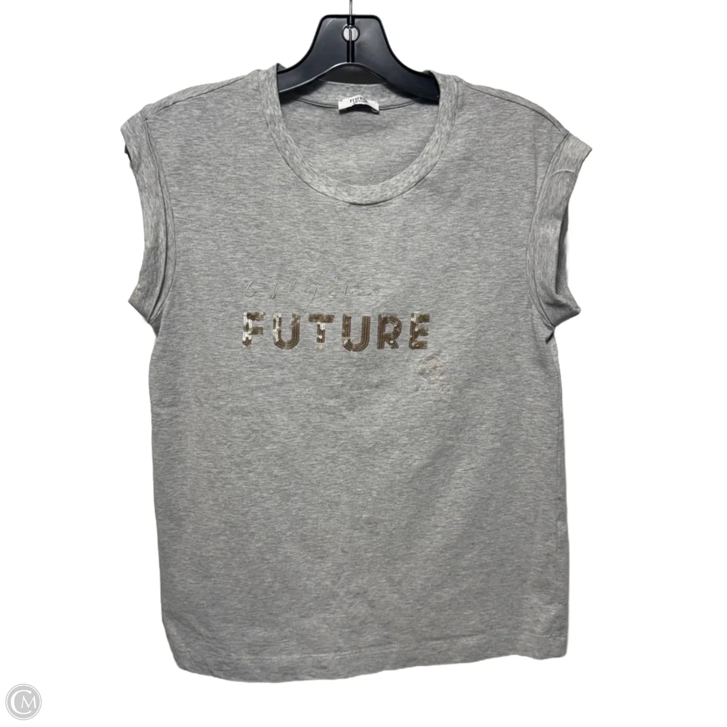 Top Sleeveless By Peserico In Grey, Size: S (42 IT)