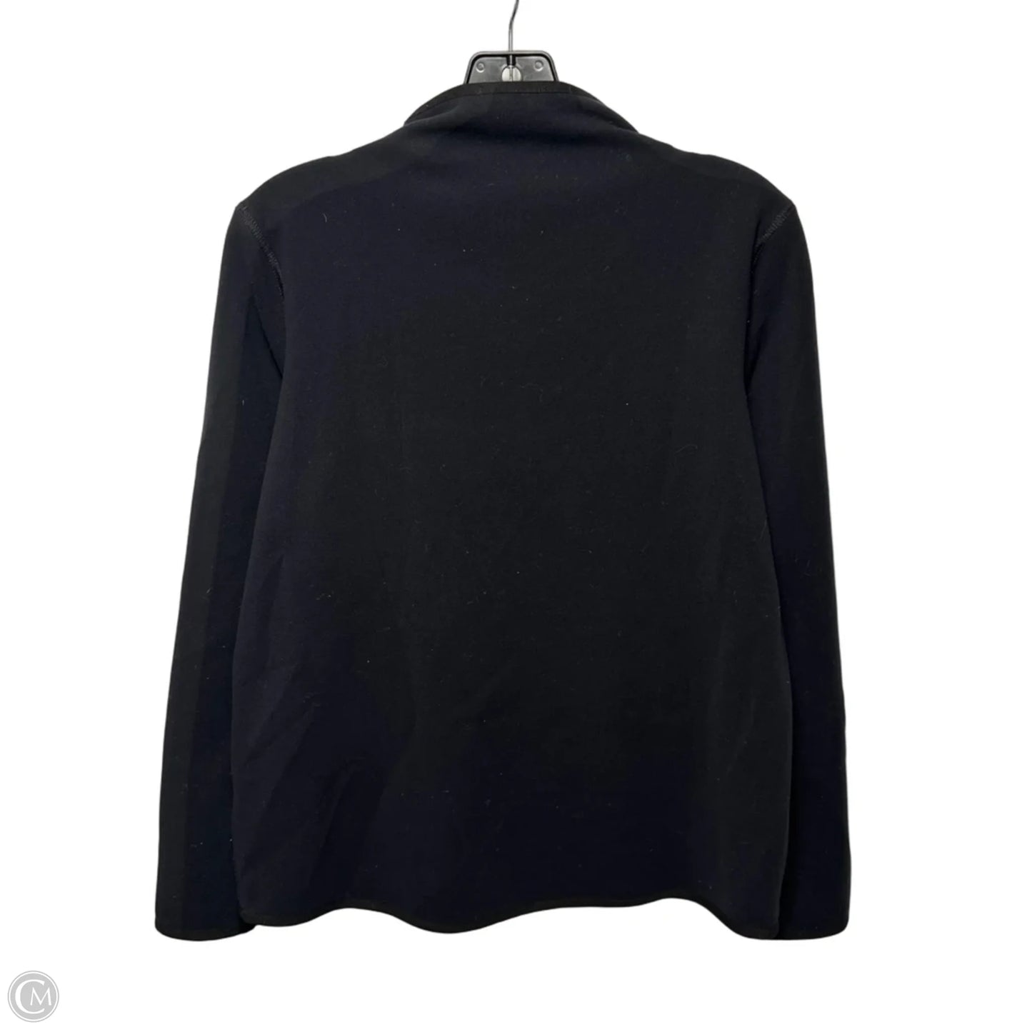 Athletic Top Long Sleeve Collar By James Perse In Black, Size: M