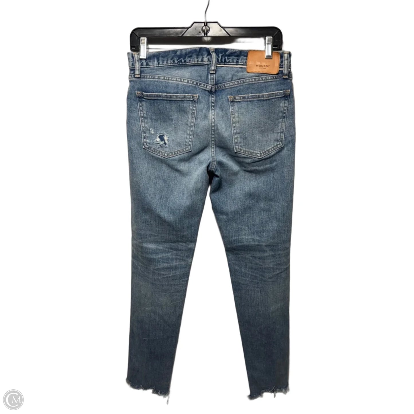 Jeans Boyfriend By Moussy In Blue Denim, Size: 2/26