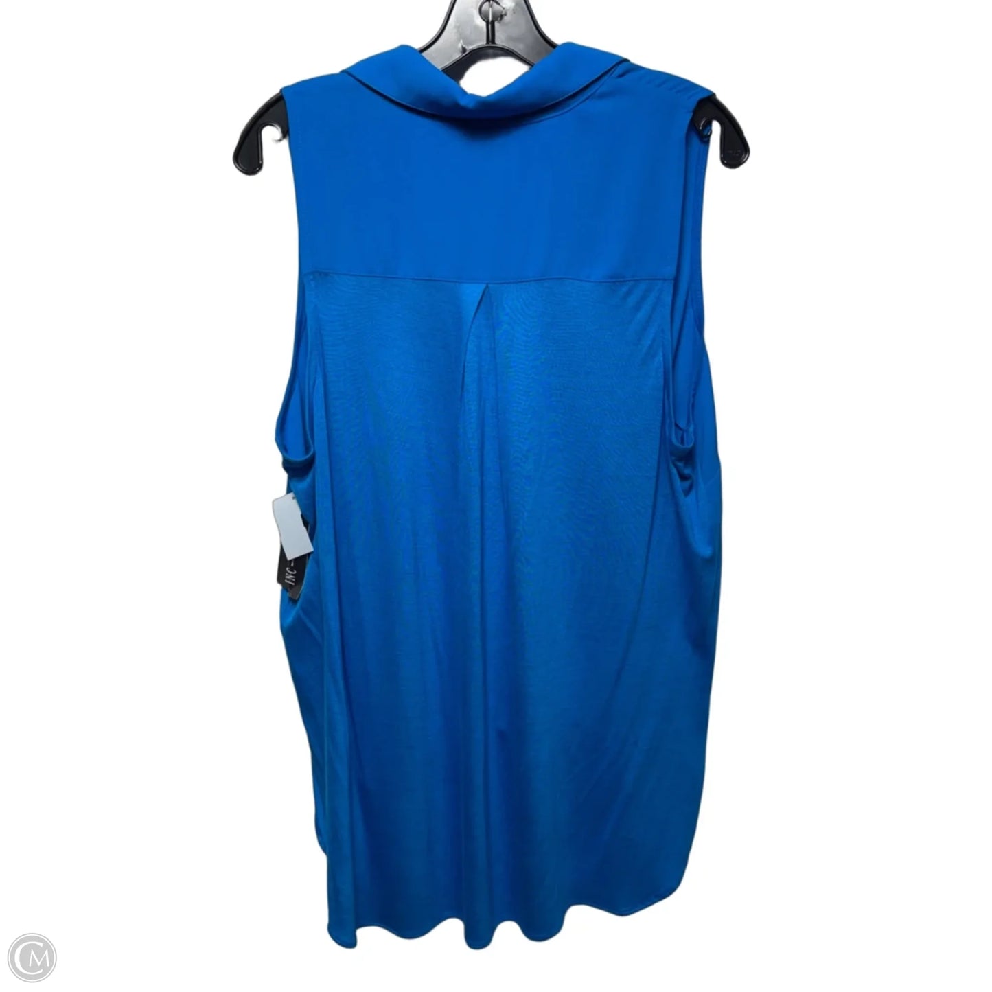 Top Sleeveless By Inc In Blue, Size: Xl