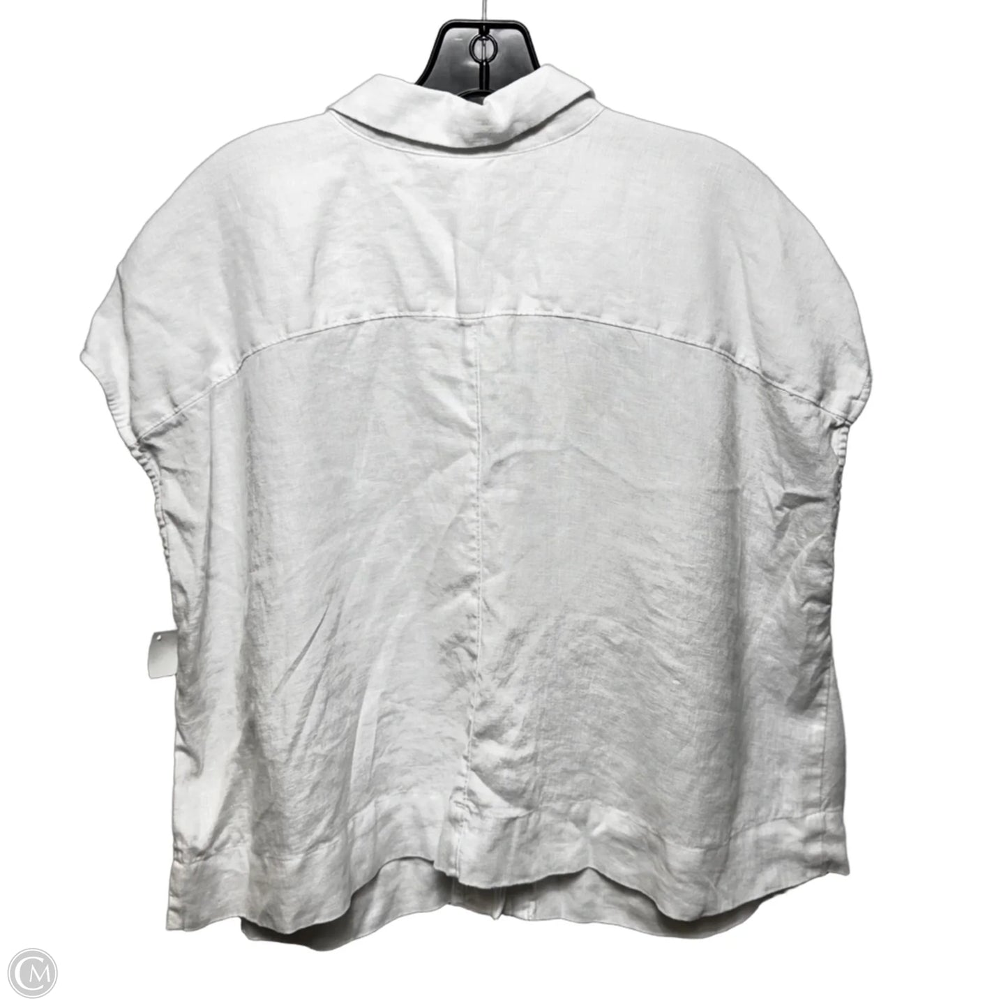 Linen Top Sleeveless By Madewell In White, Size: 1x