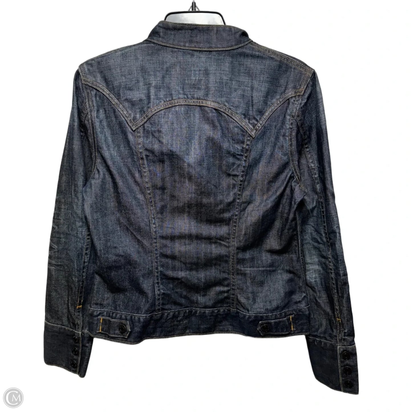 Jacket Denim By Gap In Blue Denim, Size: M