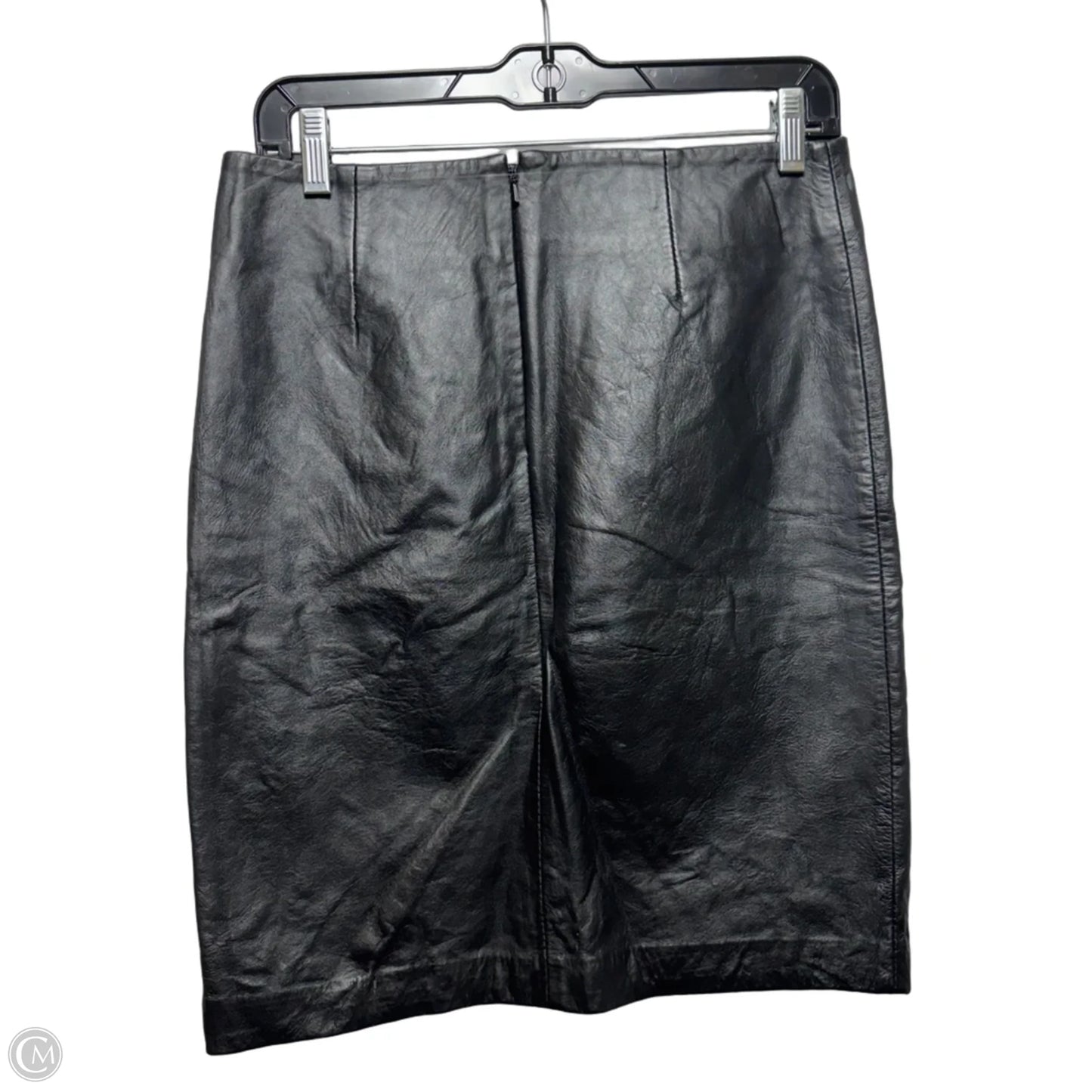 Skirt Midi By Wilsons Leather In Black, Size: 6