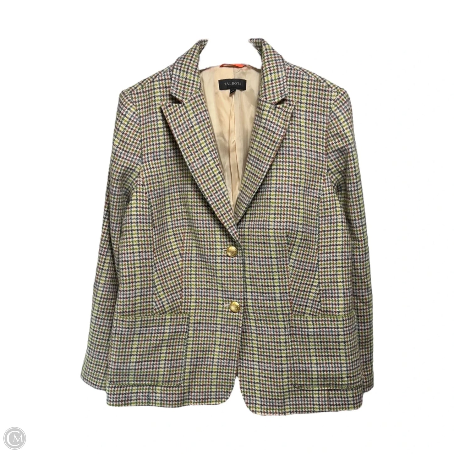 Blazer By Talbots In Multi-colored, Size: 14