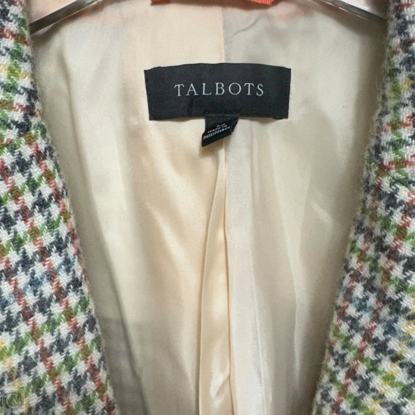 Blazer By Talbots In Multi-colored, Size: 14
