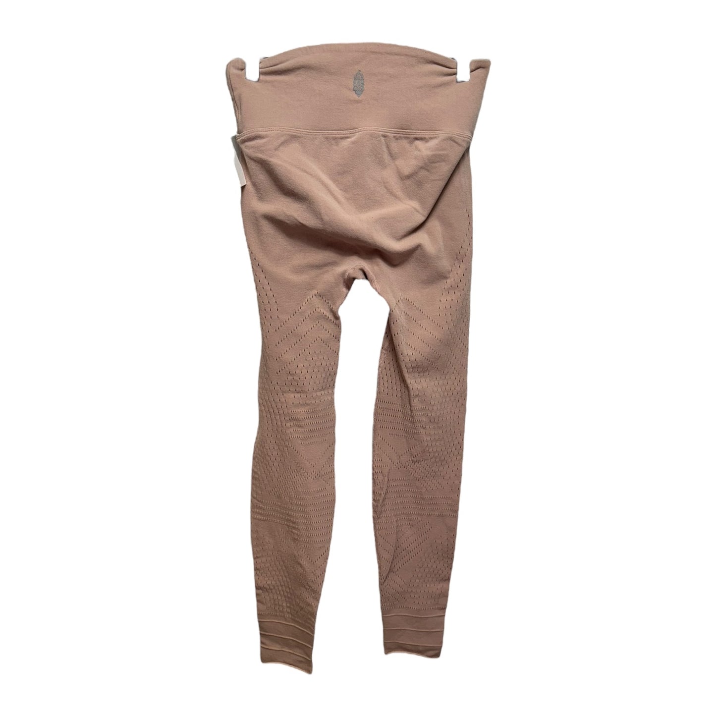 Self Hem Ecology Legging By Free People Movement In Cutout Frappe Nude, Size: 6
