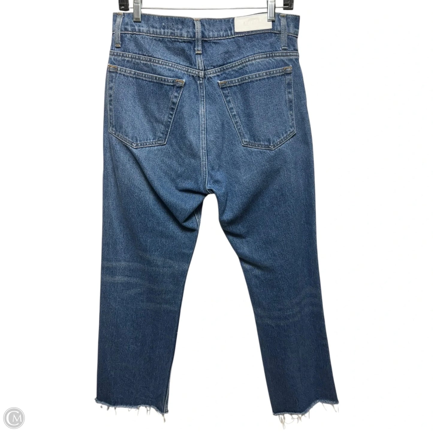 70s Crop Boot Jeans By Re/Done In Blue Denim, Size: 8/29