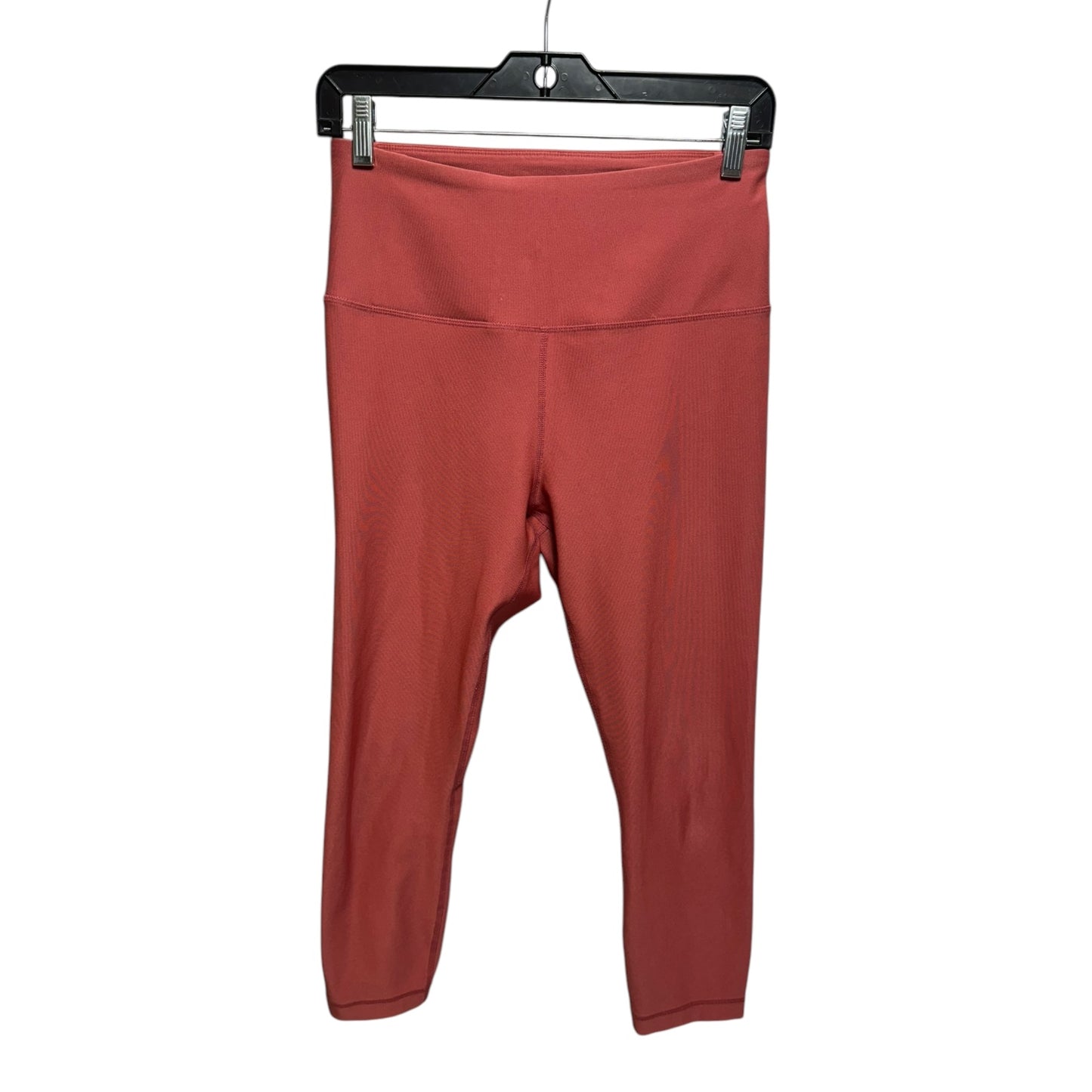High Waisted 7/8 Athletic Leggings By Mpg Sport In Coral, Size: M