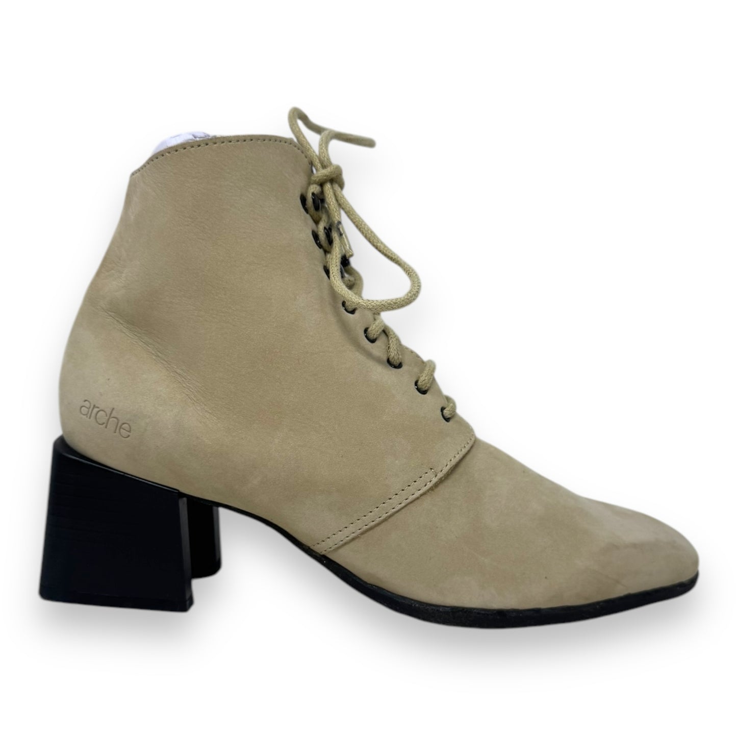 Angame Ankle Boots By Arche In Cream, Size: 8