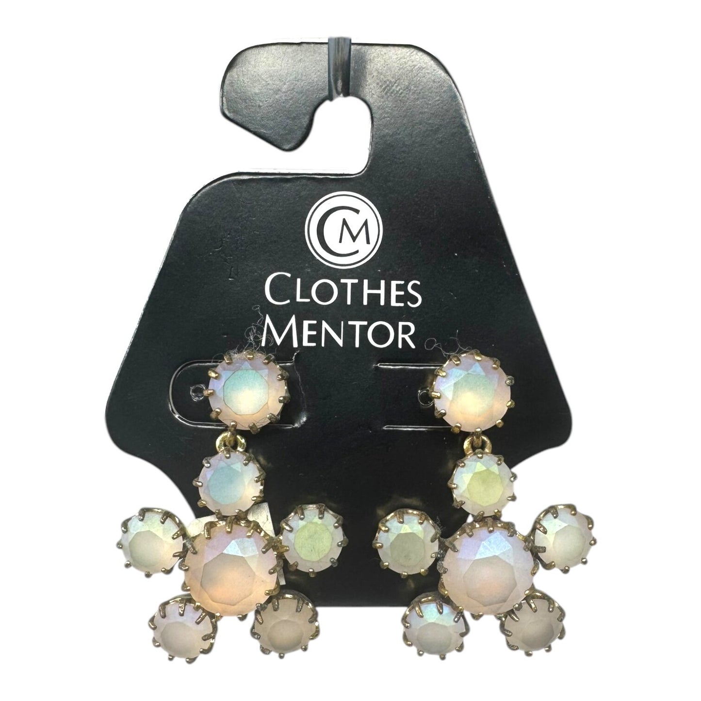 Iridescent Floral Gold Plated Drop Earrings By J Crew