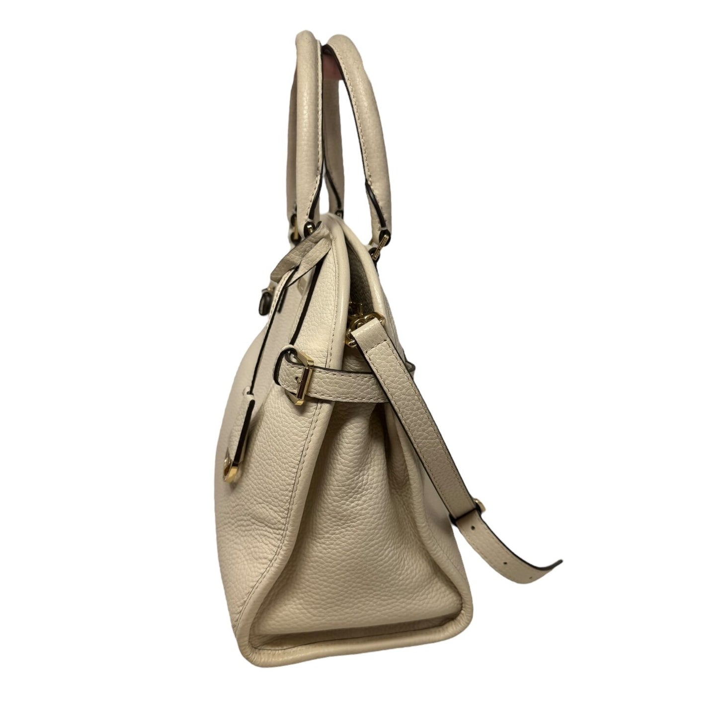 Hutton Dome Top Handle Crossbody Handbag Leather By Michael By Michael Kors Size: Medium