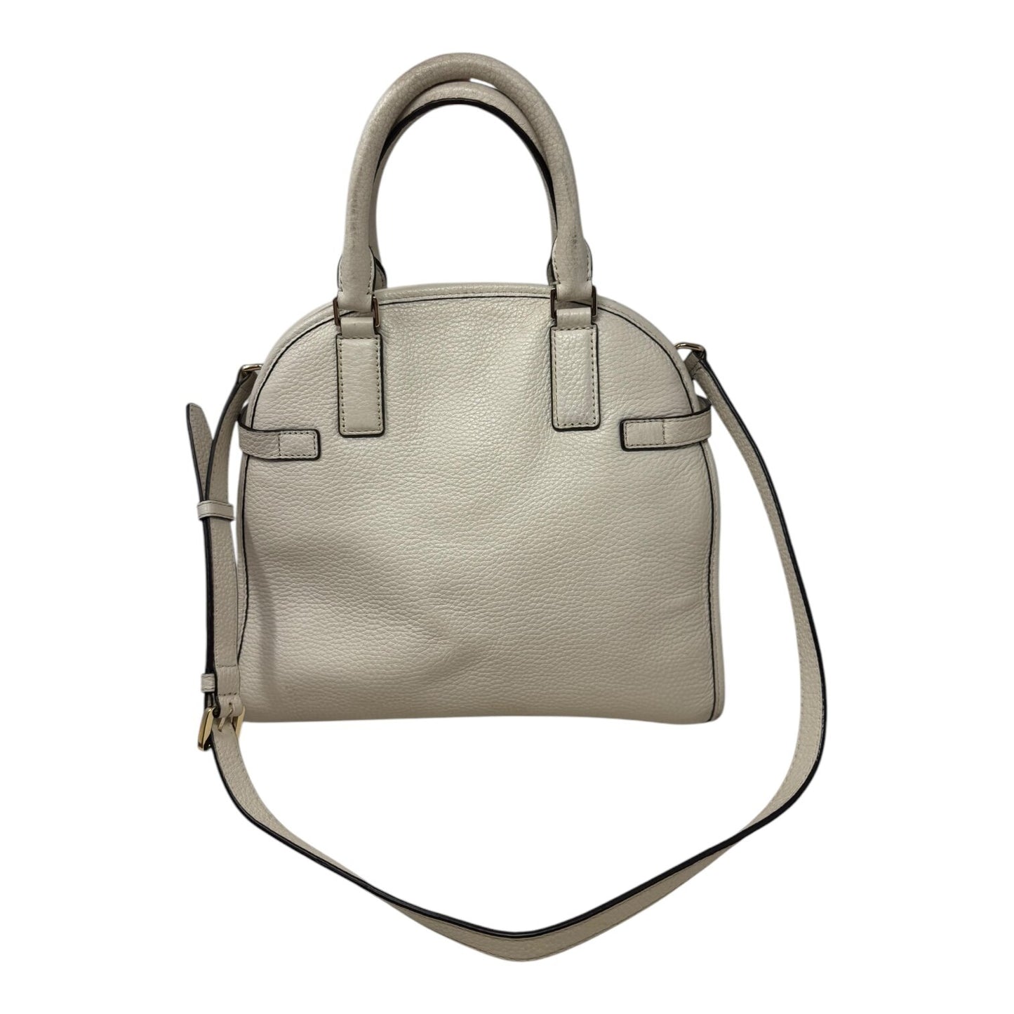 Hutton Dome Top Handle Crossbody Handbag Leather By Michael By Michael Kors Size: Medium