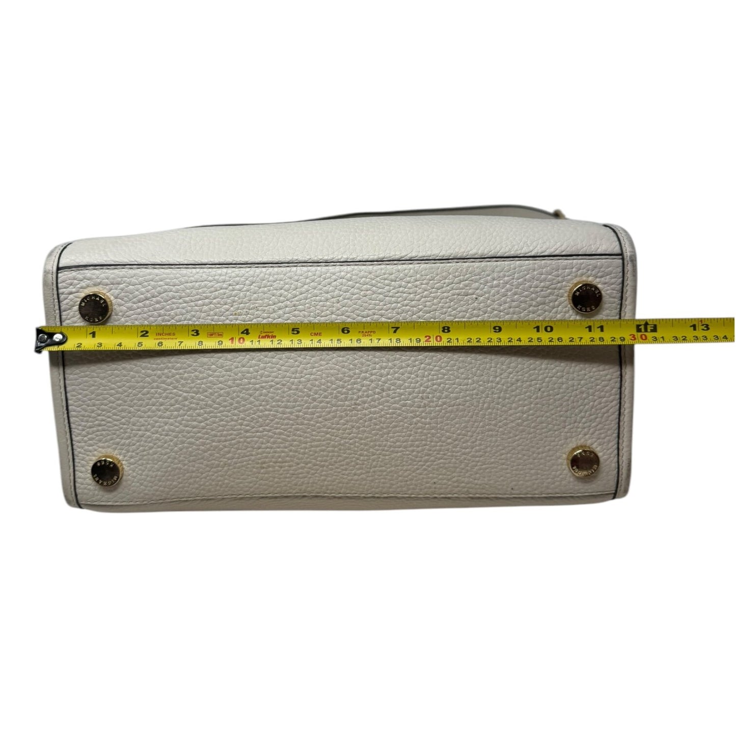 Hutton Dome Top Handle Crossbody Handbag Leather By Michael By Michael Kors Size: Medium