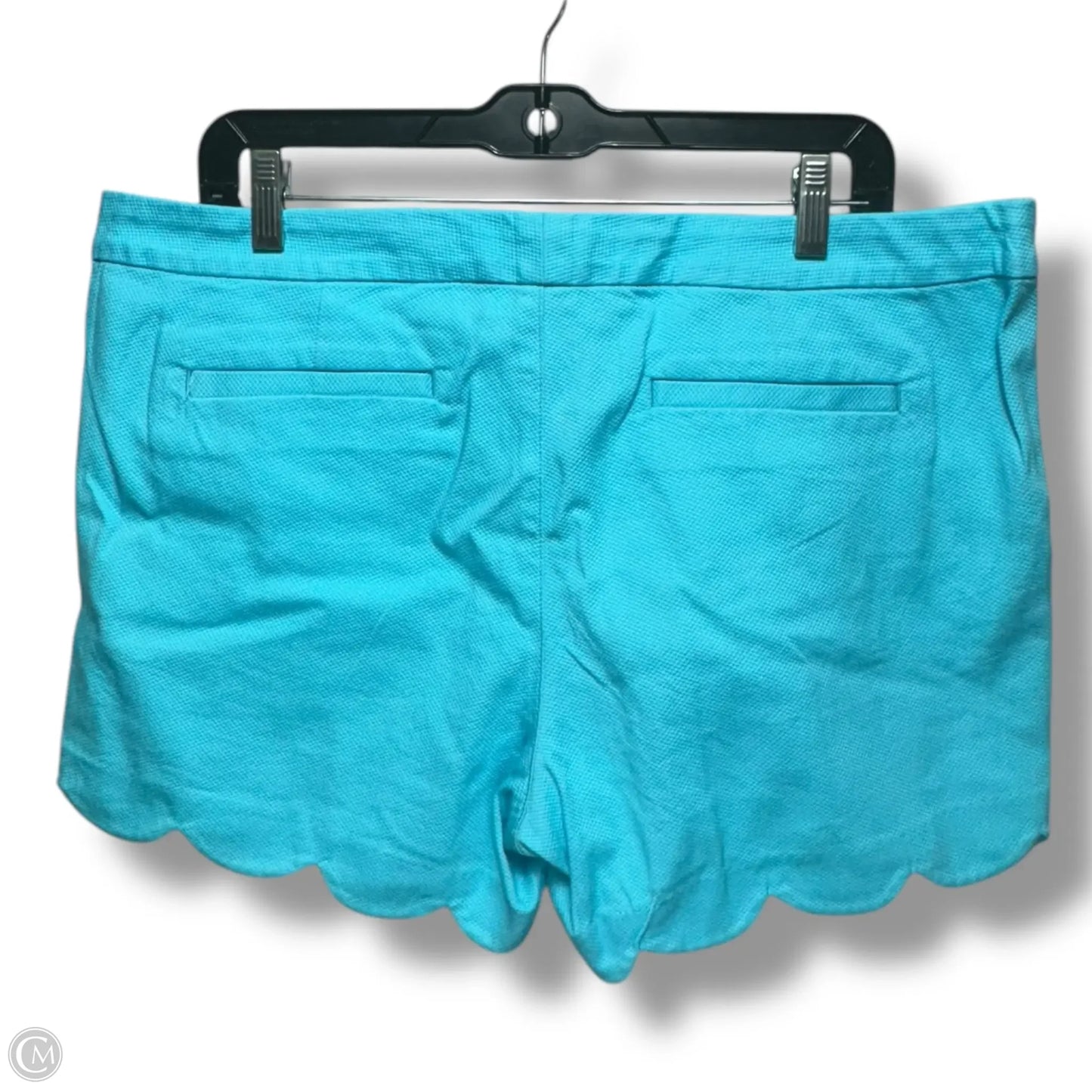 Buttercup Shorts Designer By Lilly Pulitzer In Cumulus Blue, Size: 14