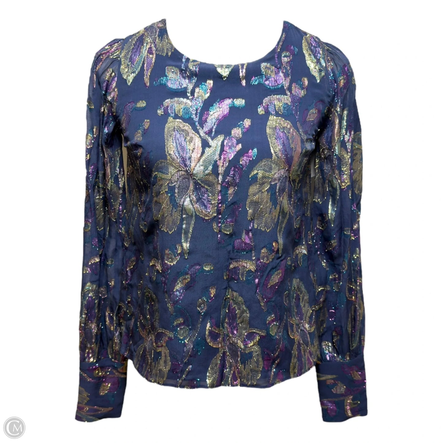 Lambert Silk Top Designer By Lilly Pulitzer In Multi-colored, Size: Xxs