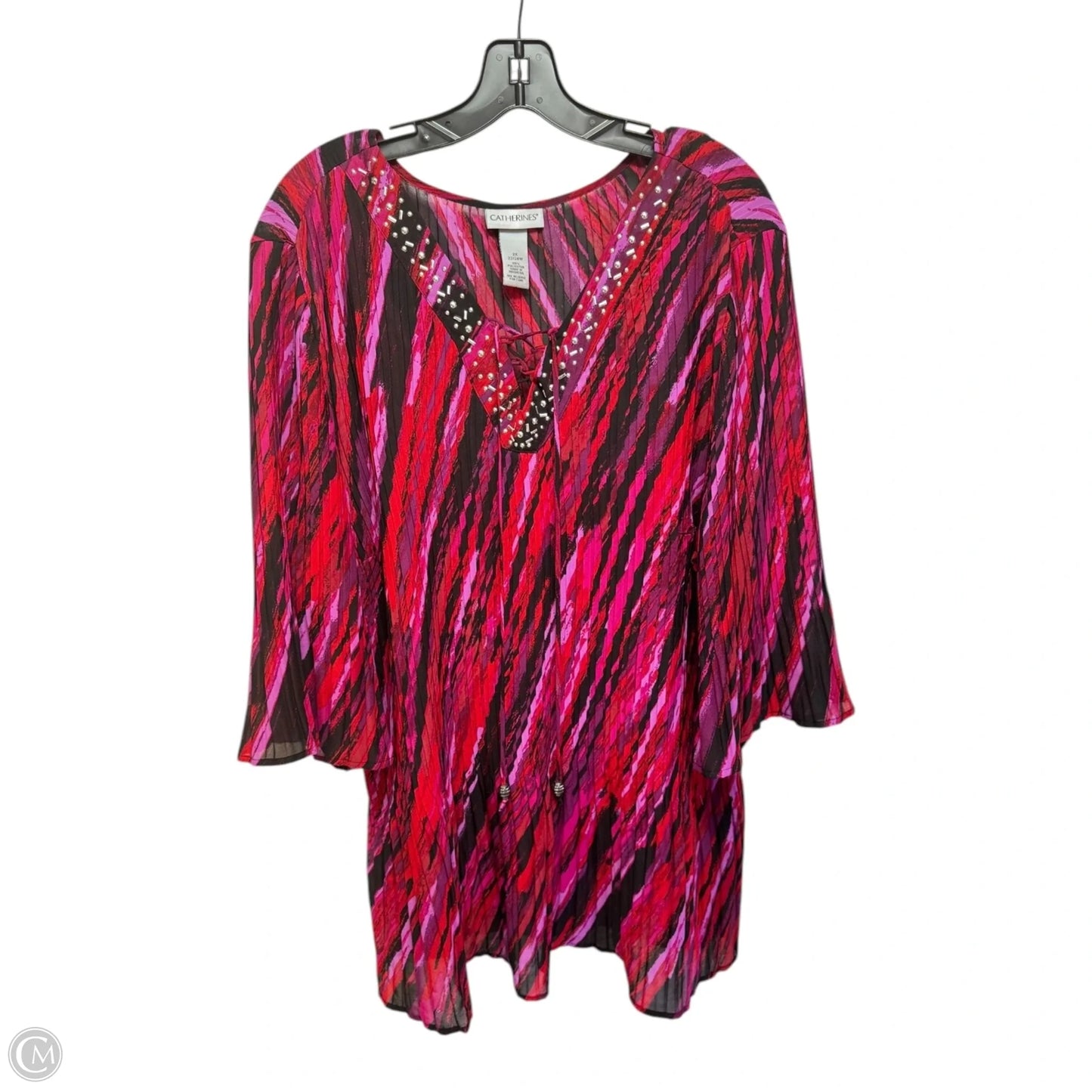 Tunic By Catherines In Multi-colored, Size: 2x