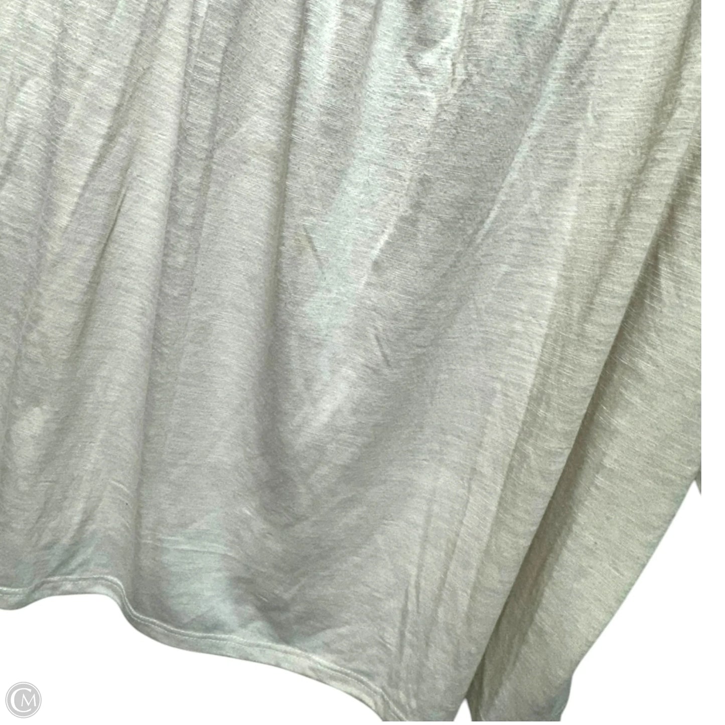 Top Long Sleeve By Sonoma In Cream, Size: 3x