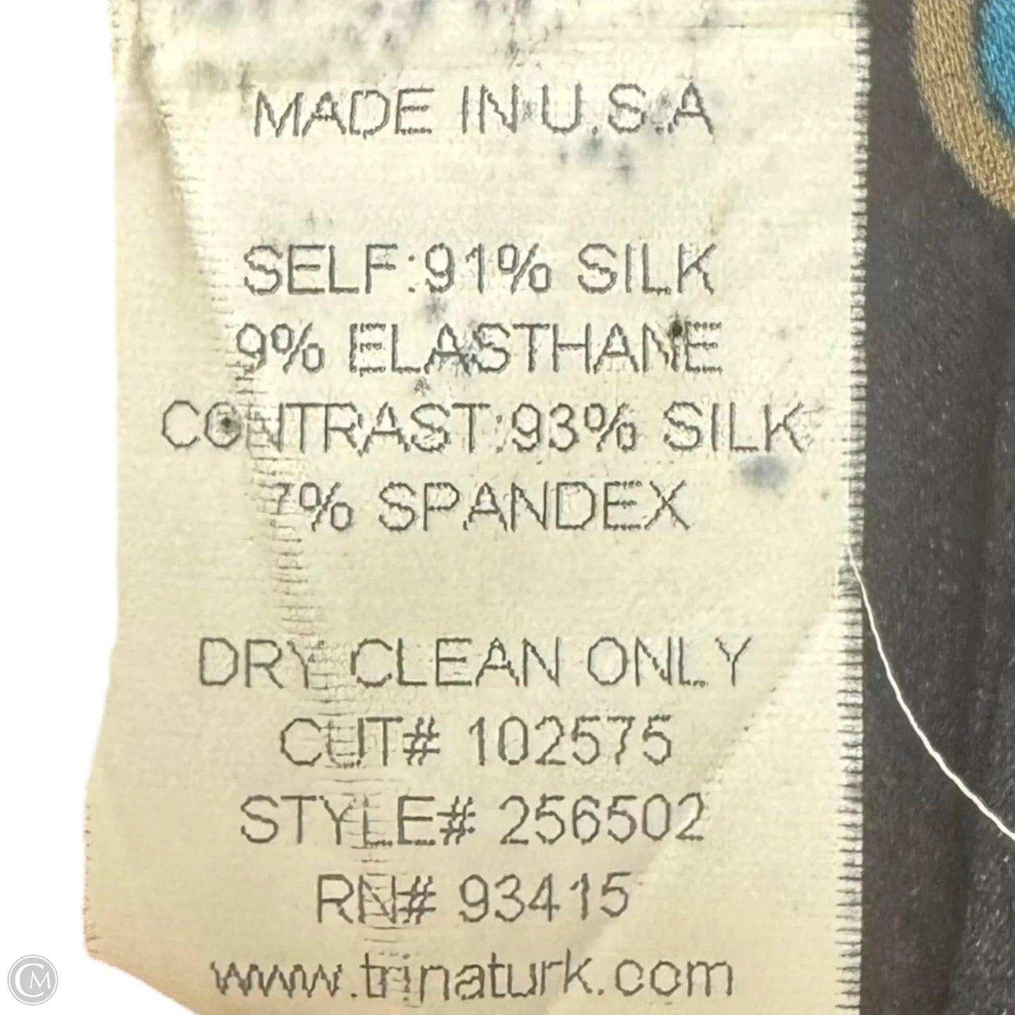 Silk Top Sleeveless By Trina Turk In Multi-colored, Size: S