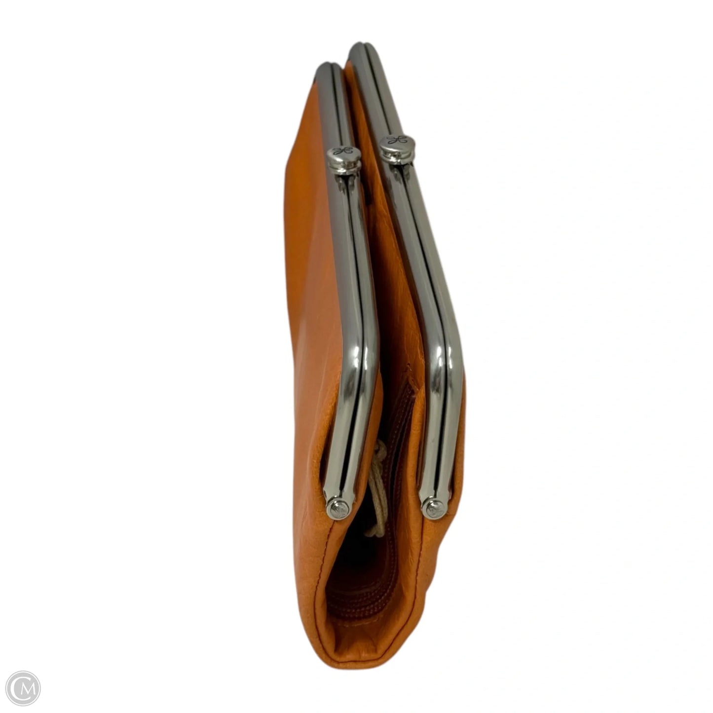 Lauren Leather Frame Clutch Wallet By Hobo Intl In Dusty Coral, Size: Medium