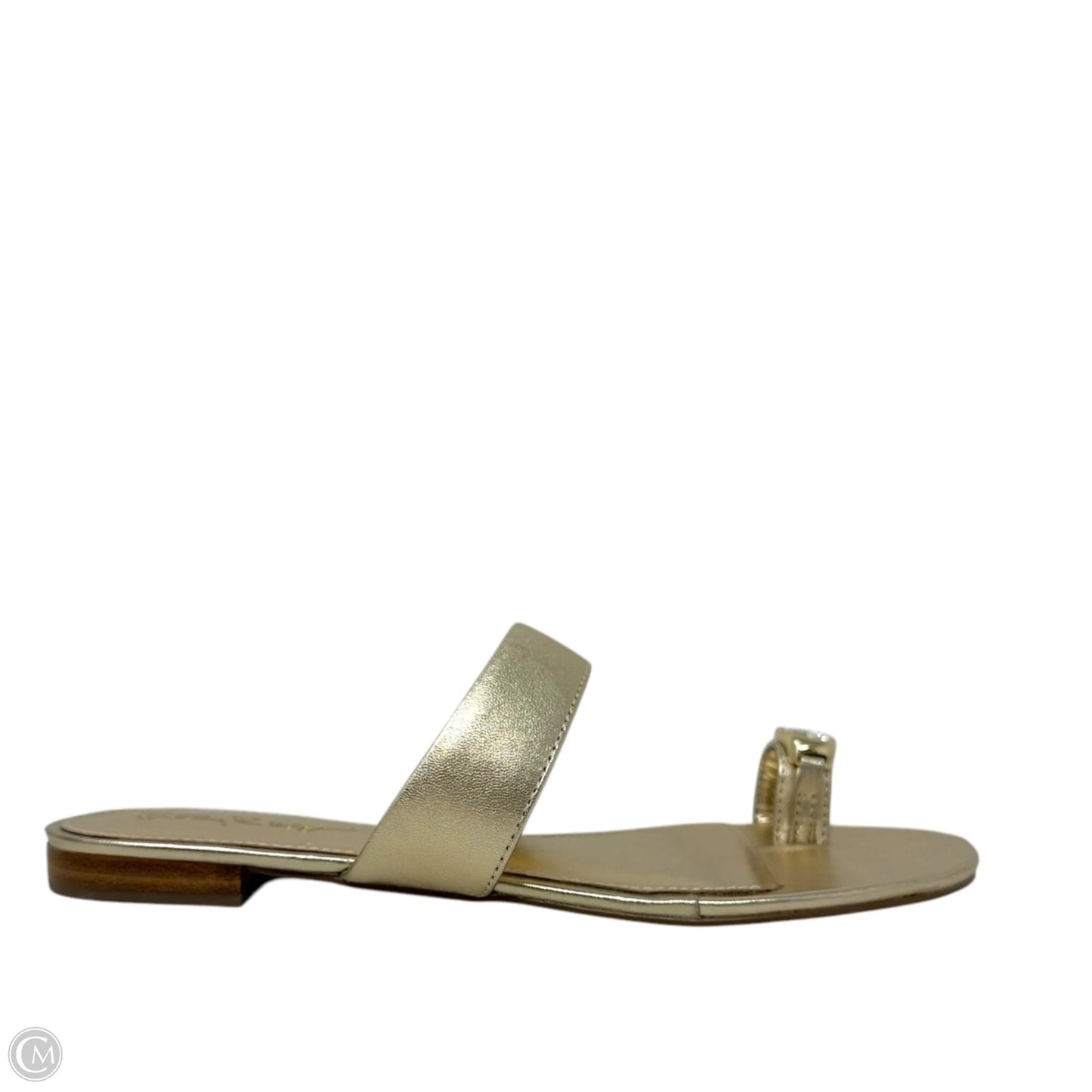 Callie Sandals Designer By Lilly Pulitzer In Gold, Size: 7.5