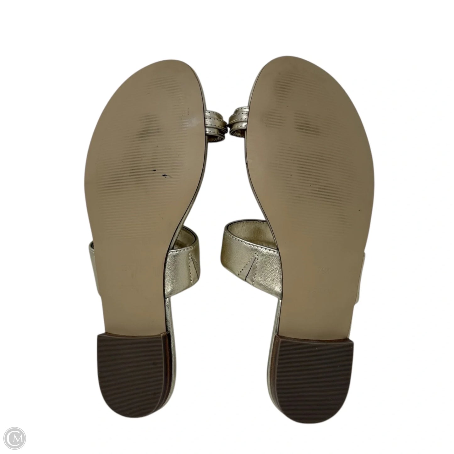 Callie Sandals Designer By Lilly Pulitzer In Gold, Size: 7.5