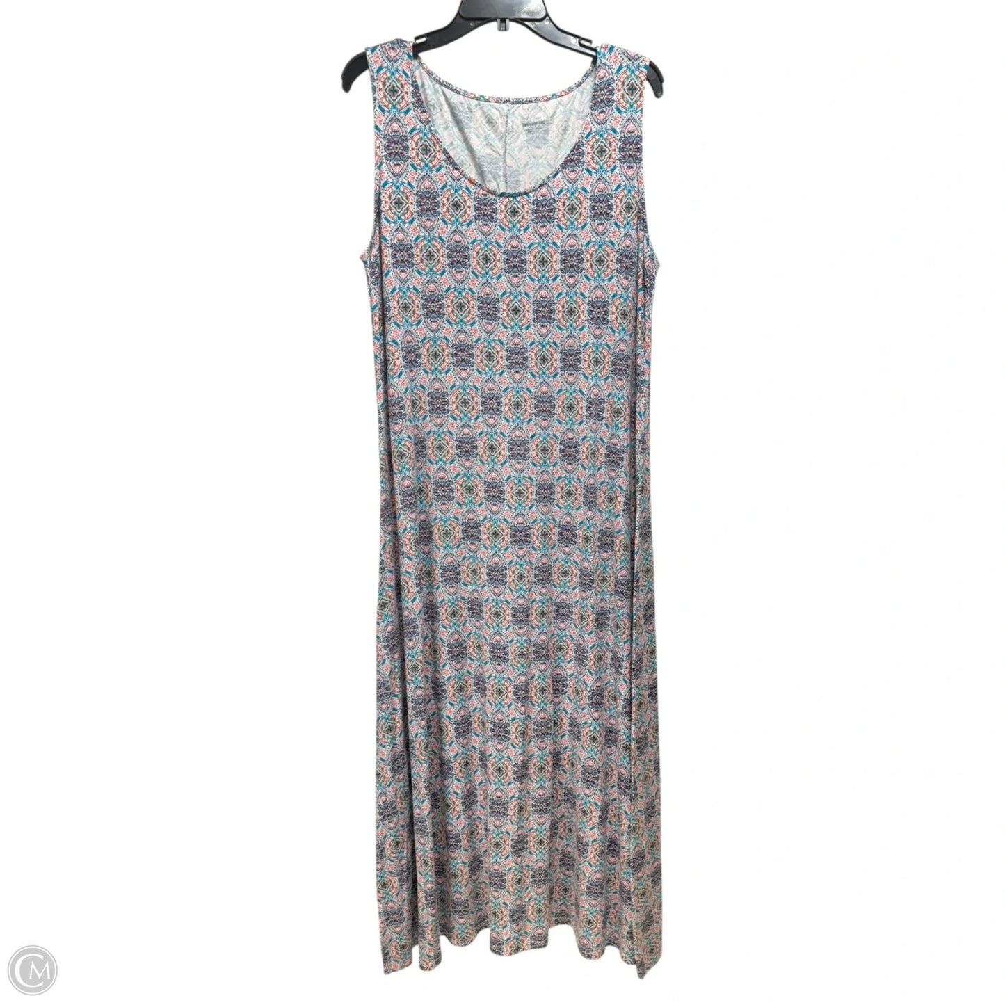 Dress Casual Maxi By Travelsmith In Multi-colored, Size: Xl