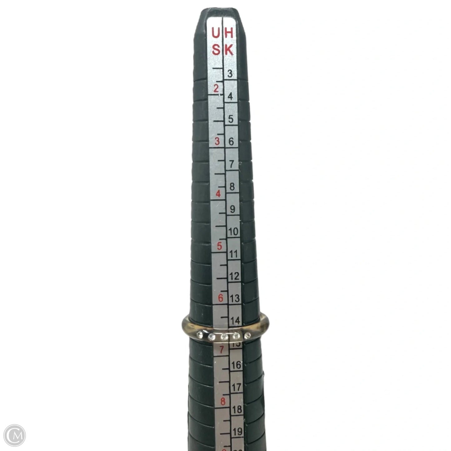 Lucite Ring With Rhinestones By Unbranded