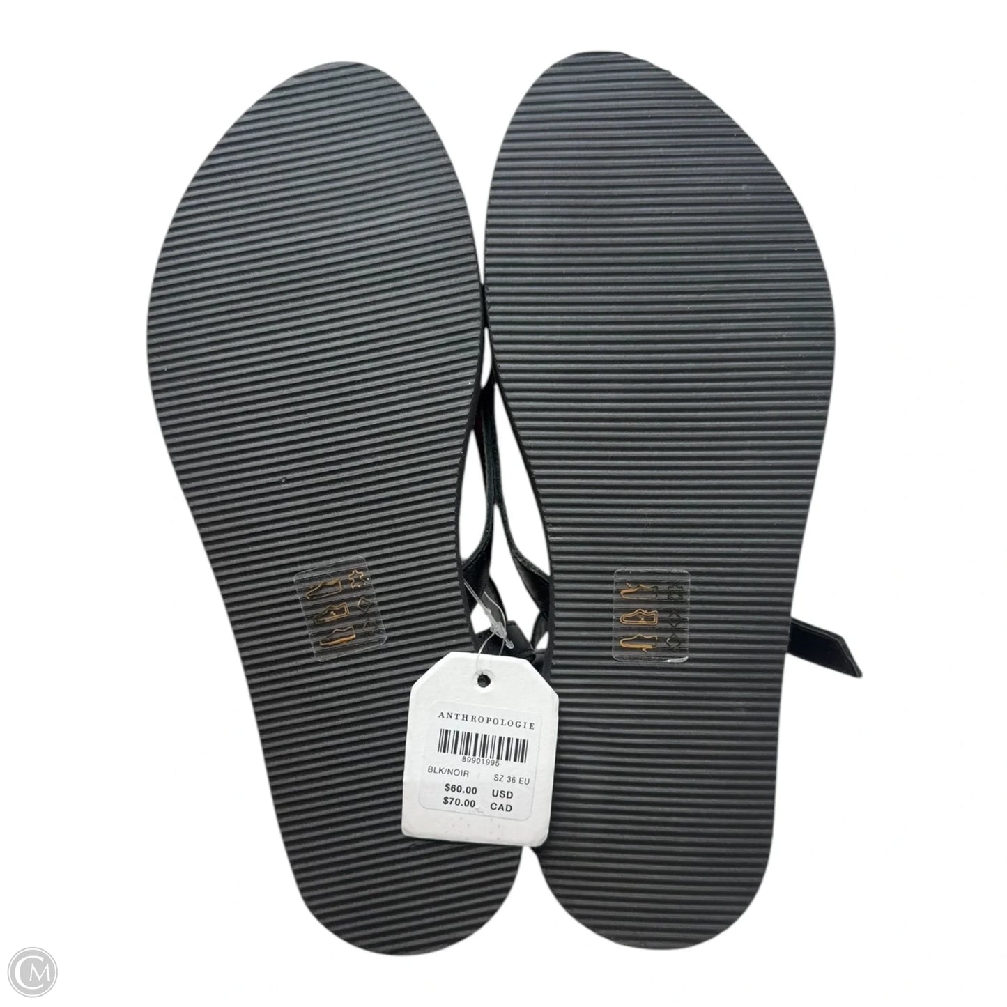 Sandals Flats By Pilcro In Black, Size: 6
