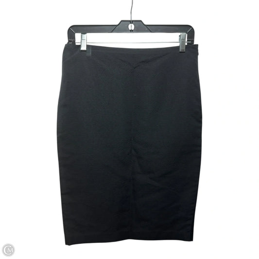 Textured Skirt Midi By Ralph Lauren In Black, Size: 6