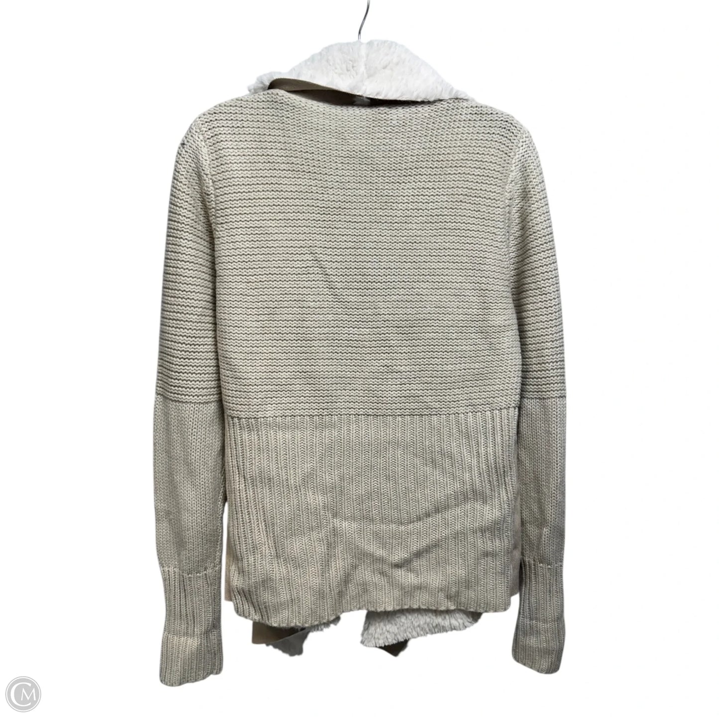 Jacket Faux Fur & Sherpa By Fig & Willow In Cream, Size: S
