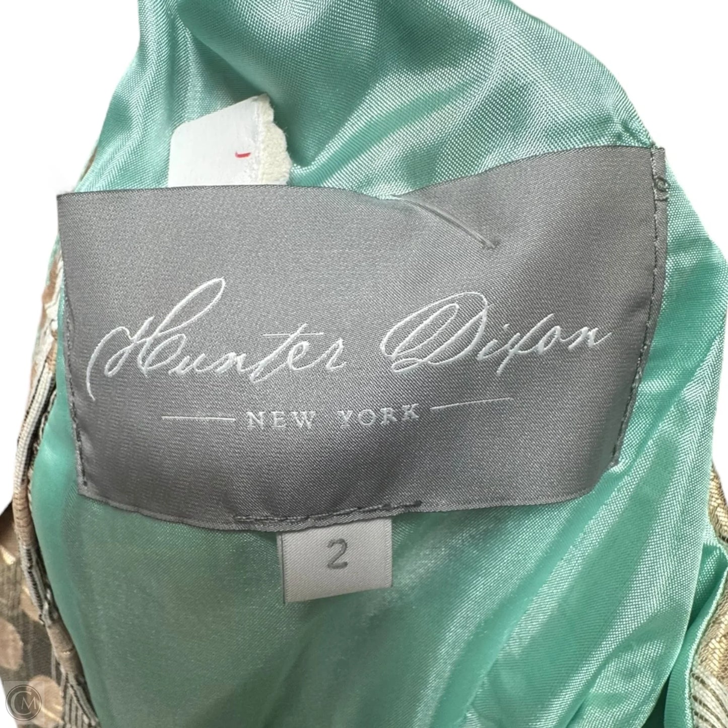 Fit & Flare Jacquard Mini Dress By Hunter Dixon X Anthropologie In Polkadot Pattern, Size: 2