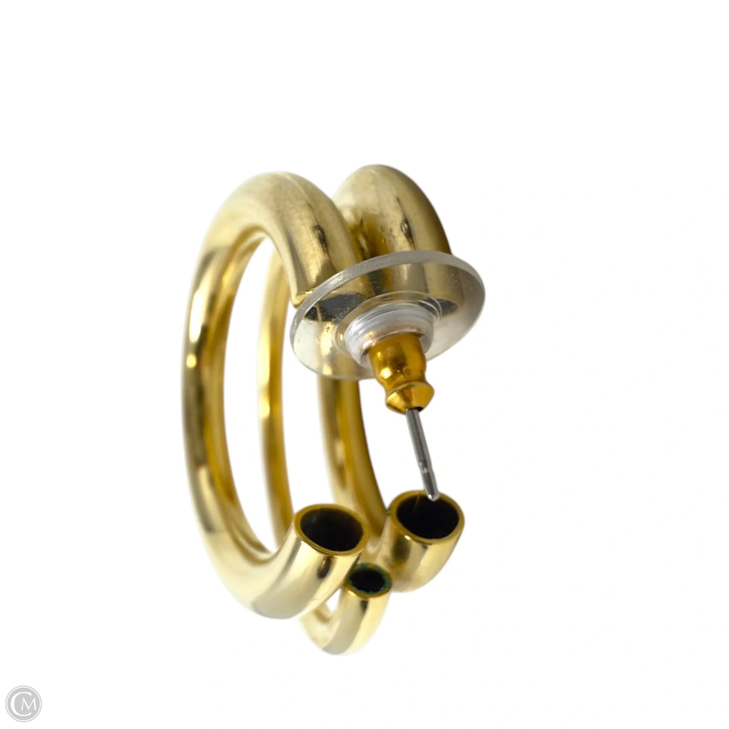 Triple Hoop Earrings By Unbranded