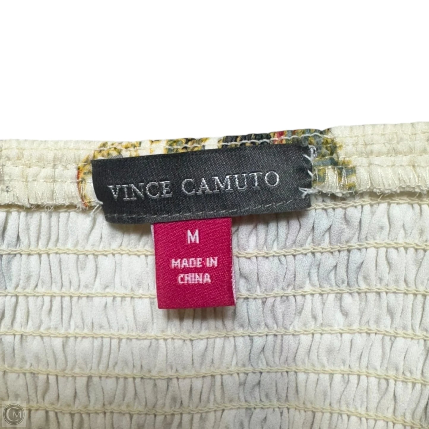 Summer Oasis Smocked Bodice Dress By Vince Camuto In Paisley Print, Size: M