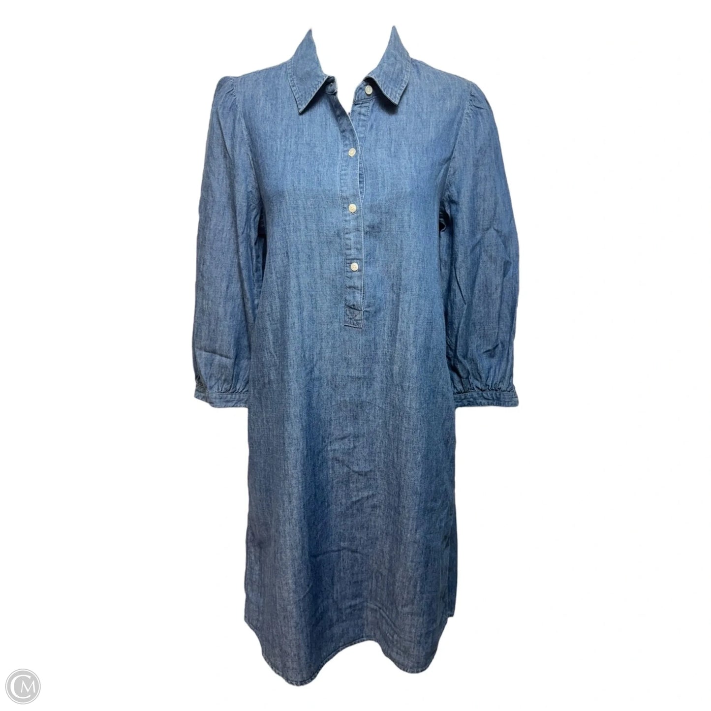 Dress Casual Short By J Mclaughlin In Blue Denim, Size: S