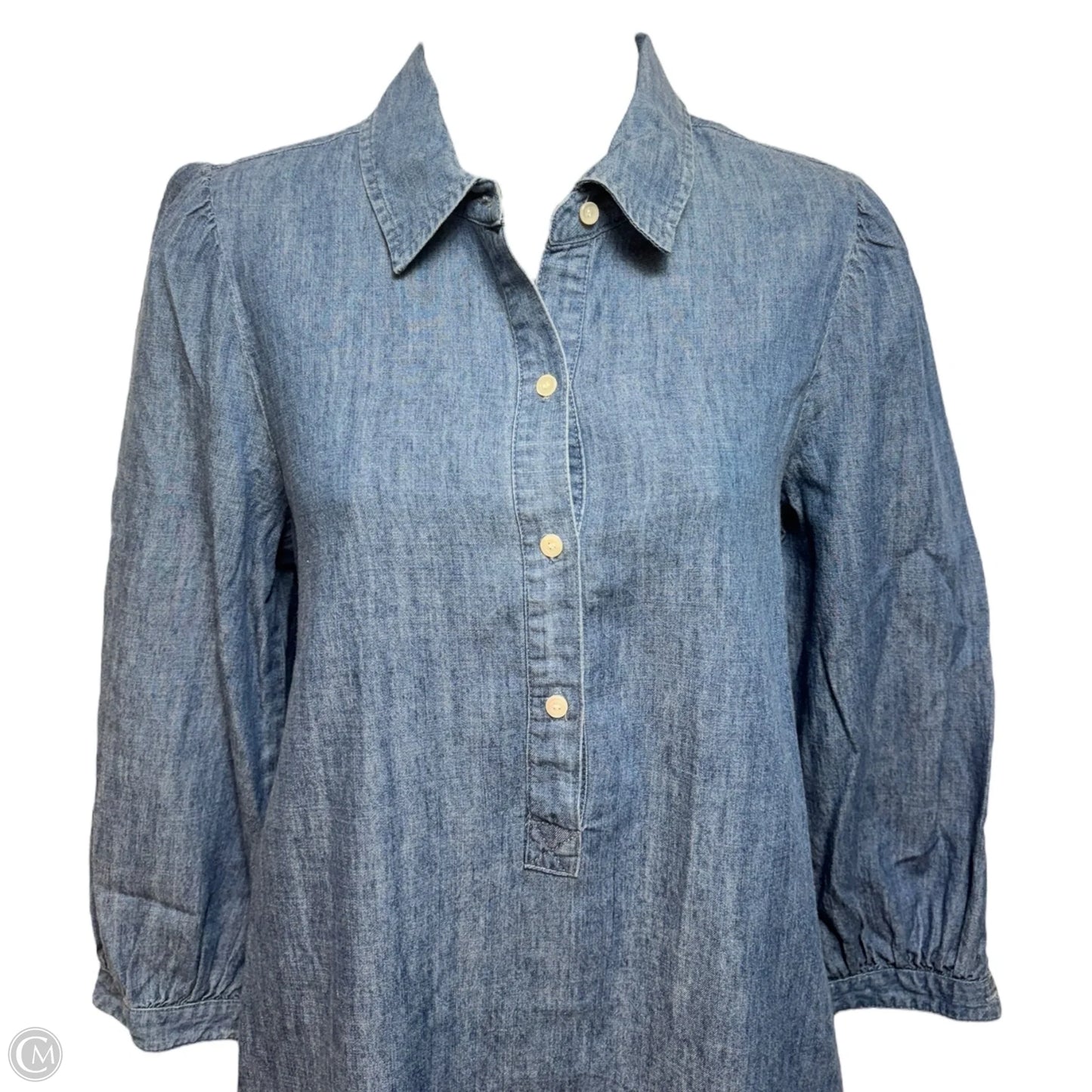 Dress Casual Short By J Mclaughlin In Blue Denim, Size: S