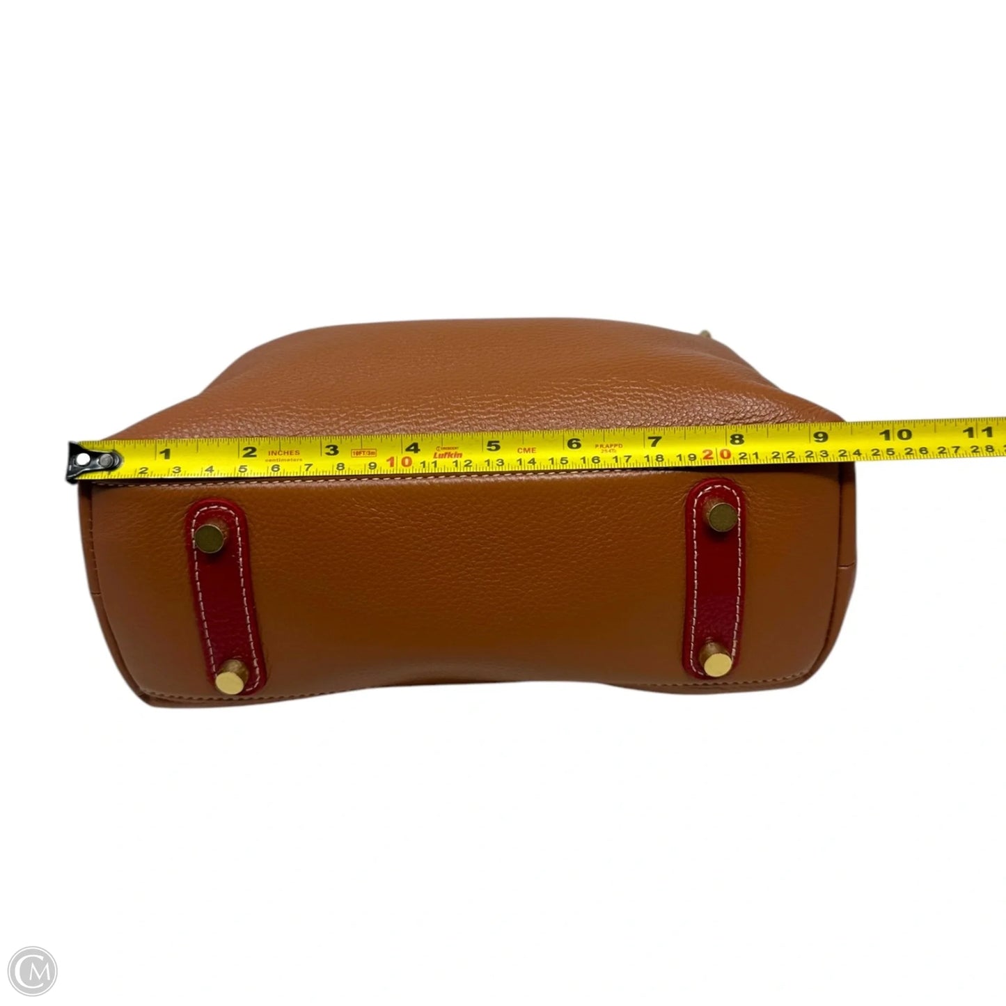 Folly Bamboo Handle Handbag Leather By J Mclaughlin, Size: Medium