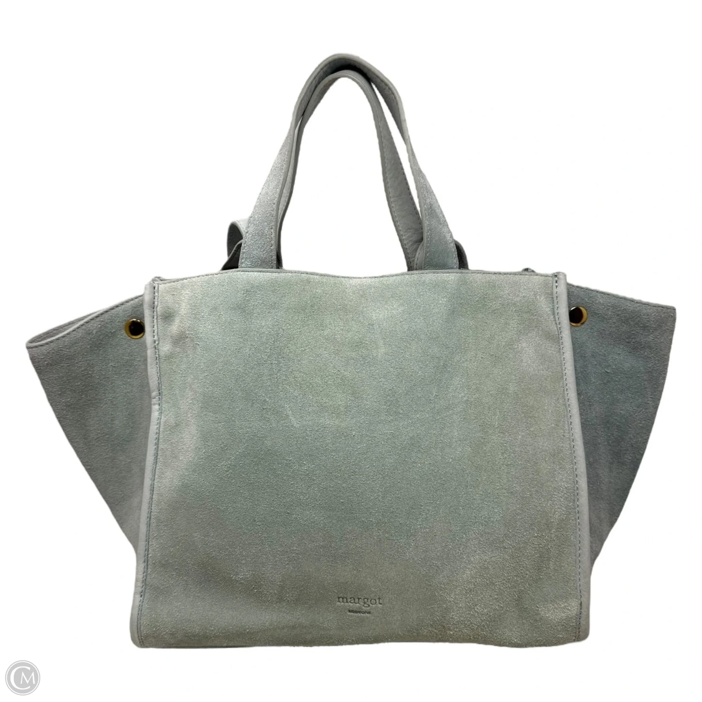 Jamee Suede Double Handle Handbag Leather By Margot, Size: Medium
